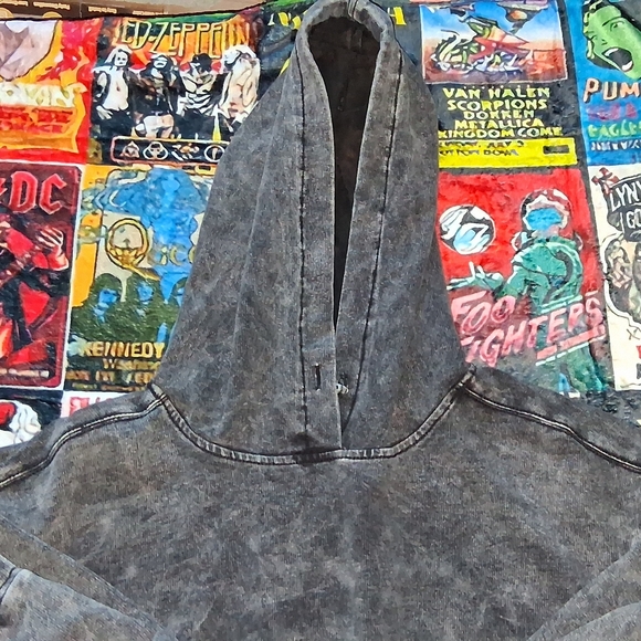 Vanilla Star Black and Gray Hoodie - Picture 3 of 5
